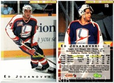 CLASSIC 1994 ED JOVANOVSKI WINDSOR SPITFIRES SUPERSTAR MINT RARE ROOKIE #115