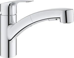 30306001 Eurosmart Dual Spray Pull-Out Kitchen Faucet with Sprayer, 1.75 GPM, Ch - Picture 1 of 7