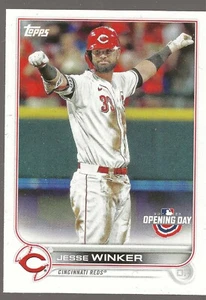 2022 Topps Opening Day - JESSE WINKER - Cincinnati Reds - #182 - Picture 1 of 1