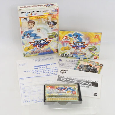 DIGIMON ADVENTURE 02 Zero Two D1 TAMERS + Card WonderSwan Color 0765 ws - Image 1 of 4