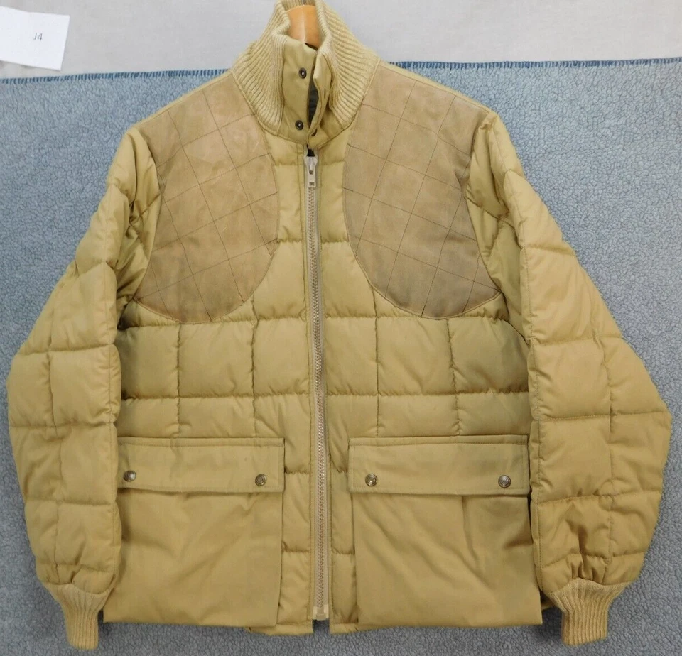 Abrigo de Caza de Invierno 10X De Colección Para Hombre Grande Caqui Almohadillas para el Hombro Hecho en EE. UU. Foto 1 de 4