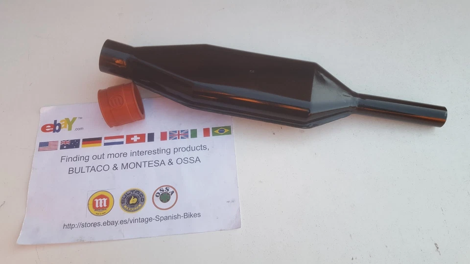 ESCAPE MONTESA COTA 247 EXHAUT SECCIÓN MEDIA NUEVO SILENCIADOR MONTESA COTA 247 SILENCIO Foto 1 de 4