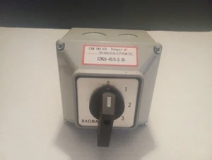 Rotary Cam Changeover Switch w Box LW28-40/0-3.3D SZW26-40/0-3.3D 660V 40A 12T4P - Picture 1 of 1
