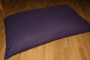 FUNDA DE ALMOHADA GRANDE PÚRPURA PARA PERRO MASCOTA con cremallera lavable - Imagen 1 de 2