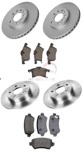 VAUXHALL ASTRA H MK5 FRONT & REAR BRAKE DISCS AND PADS SET NEW 5STUD 2004-2009 - Picture 1 of 1