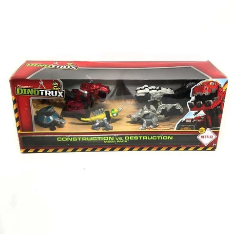 new 5pcs/lot Mattel Dinotrux Diecast toys dozer with original box Cover
