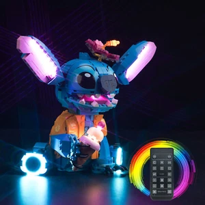 LocoLee LED Licht Kit für Lego 43249 Disney Stitch kreative Beleuchtung Set mit RC - Bild 1 von 15