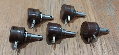 5 x Reliance Wire-Wound Linear Potentiometers 250R 250Ω - Image 1 of 3