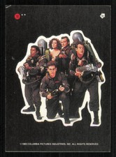 1989 Topps Ghostbusters II Stickers #10 Ghostbusters Team with Dana