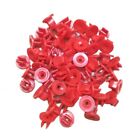 Red UnderBody Shield Nut Set Of 30 For For FORD Reliable and Long lasting