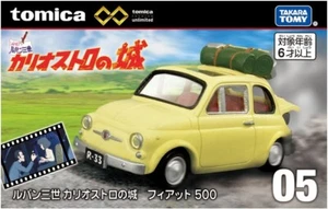 Takara Tomy Tomica Unlimited 05 Lupin III Castle of Cagliostro Fiat 500 - Picture 1 of 8
