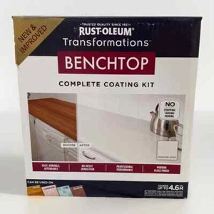 Rust-Oleum Benchtop Resurfacing Transformions Kit Diamond White Bench Top Paint - Picture 1 of 4