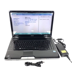 Toshiba Satellite P500 18.4'' Laptop i7 Q740 8GB RAM No HDD/OS Boots/Bios H3153 - Picture 1 of 19