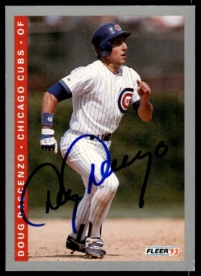1993 Fleer Doug Dascenzo Auto Chicago Cubs #376 Signed - Image 1 of 2