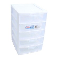 Sterilite 5-Drawer Storage Container - CASE OF 12