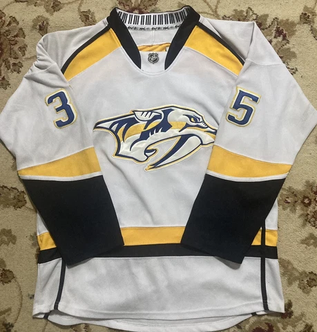 Nashville Predators Reebok NHL Hockey Jersey Pekka Rinne #35 Size M Cover