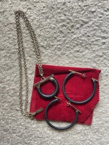 Ferragamo Earrings and Necklace Set - Picture 1 of 6