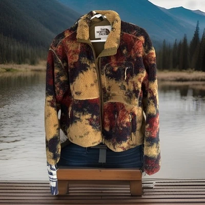 The North Face Extreme Pile Full Zip  Jackets Sweaters 2157 brown label women Lg - Image 1 of 4