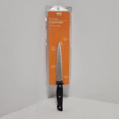Cuchillo utilitario de colección 2000 MARTHA STEWART DAILY Full-Tang 6" alto carbono NUEVO Foto 1 de 4