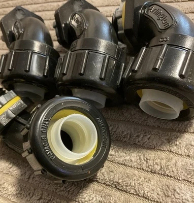 Conector hermético líquido 90° Arlington FNMC-B 1/2” / LOTE DE (4) / ¡¡NUEVO!!!🇺🇸 Foto 1 de 2