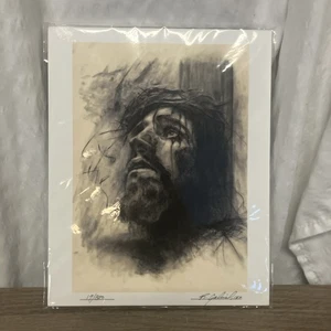 Limited Print 19/300 Artist Signed 8”x10” Jesus Let My Cry Come To You - Picture 1 of 10
