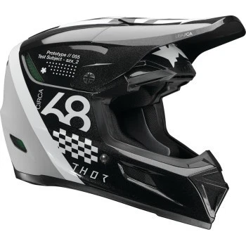 Casco deportivo Thor Reflex cara completa - Riot negro/blanco - MIPS - adulto talla 2XL Foto 1 de 4