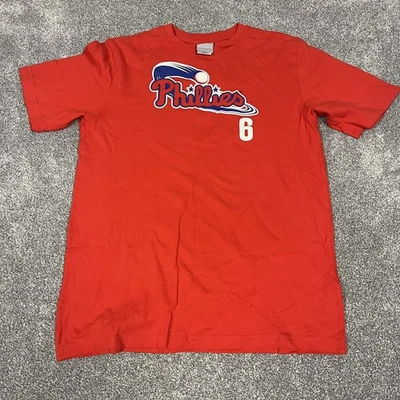 Ryan Howard #6 Philadelphia Phillies Red Player MLB T-shirt Mens Large B26 - Image 1 of 4