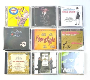 9 Broadway & Off Broadway Musical Soundtracks Show Music Cast Recordings - Bild 1 von 6