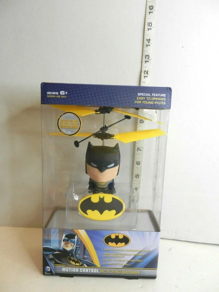 DC Comics Motion Control RC Flying Batman (INDOOR)~Easy To Operate - NEW!!! - Image 1 of 4