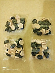 4 PACKS Backgammon Game Plastic Pieces Checkers Chips Replacement With Dice CB - Picture 1 of 1