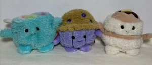 Bum Bumz Blueberry Muffin Pattie Pancake Cereal Cyrus Breakfast Plush Lot of 3 - Picture 1 of 24