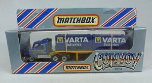 Matchbox Convoy CY18 Scania Double Container Truck "Varta Batteries" - Picture 1 of 2