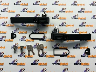 Front Door Handles Door Lock Barrels & Keys for Land Rover Defender 90 83-01 - Image 1 of 4
