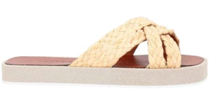Clergerie Paris Robert Clergerie GAEL Straw Sandals Sz 39 US 9 RC39.5 NIB$411 - Picture 1 of 11