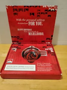 New Marlboro Cigarettes Collectible Glass Personal Horse-Shoe Marlboro Ashtray - Picture 1 of 2