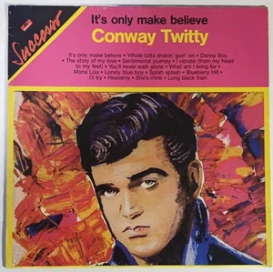 Conway Twitty – It's Only Make Believe -- LP vinile 33 giri Italia - Foto 1 di 4