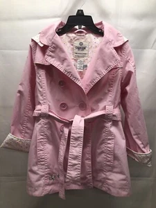 Girls Windbreaker Spring Coat Genuine Kids Oshkosh Girls Pink Size 5 - Picture 1 of 9