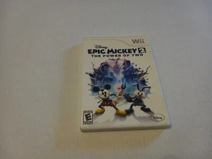 Disney Epic Mickey 2: The Power of Two Nintendo Wii Game Complete Tested - Picture 1 of 4