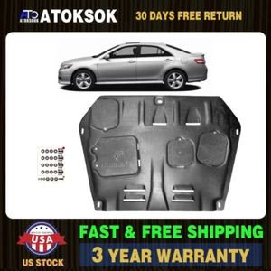 For Toyota Camry 2007-2011 Engine Splash Shield Armor Protection Plate Black - Picture 1 of 12