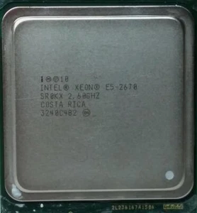 Procesador CPU de servidor Intel Xeon E5-2670 2,6 GHz 8 GT/s LGA 2011 SR0KX - Imagen 1 de 1