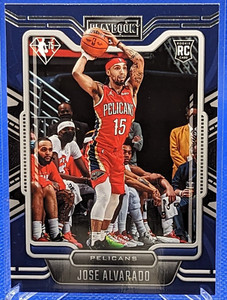 2021-22 Panini Chronicles Playbook Jose Alvarado Rookie 75th Anniversary #267