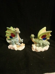 2er Set Fantasy Drachen Geschenk Ornamente 8 cm 7a - Bild 1 von 6