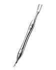 FERYES Cuticle Pusher with Fork, 2-In-1 Cuticle Trimmer Nail Care Tool, Stainles