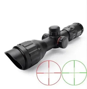 HOT 3-9x32 AOL Hunting Optics Riflescope Red Green Mil Dot Illuminated Reticle - Picture 1 of 7