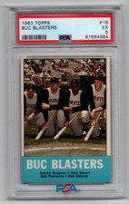1963 Topps Buc Blasters #18 PSA 5 Clemente Burgess Stuart Skinner Pirates