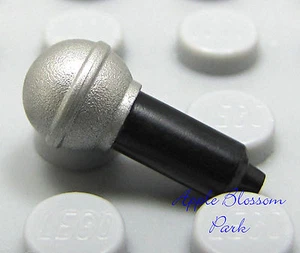 NEW Lego Band Minifig Music Utensil MICROPHONE Black w/Silver-Pearl Gray Top - Picture 1 of 1