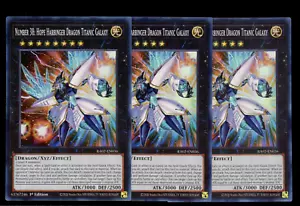3X Number 38: Hope Harbinger Dragon Titanic Galaxy RA02-EN036 Super Rare - Picture 1 of 1