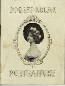 1900 Pocket Kodak Porträt Anleitungsbuch - Antik 5 1/4" x 4" 24 Seiten (D2) - Bild 1 von 13