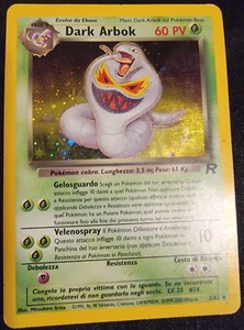 ITALIAN Holo Foil Dark Arbok 2/82 Team Rocket Set Pokemon Trading Cards HP - Picture 1 of 1