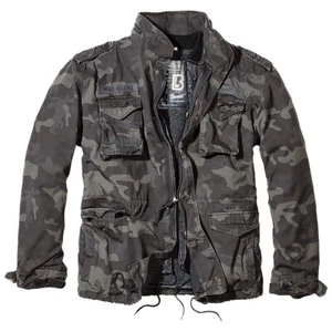 Brandit M65 Military Style Giant Jacket - Dark Camo- Removable Liner-All Sizes - Picture 1 of 6